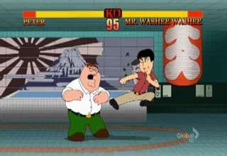 Family Guy_ Street Fighter Peter vs Mr. Washee Washee - Video | eBaum's World