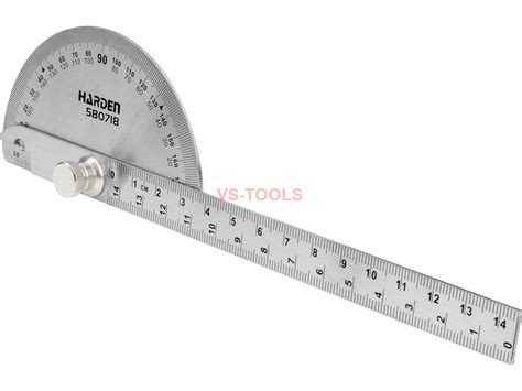 Stainless Steel Bevel Protraction 180 Degree Angle Protractor ...