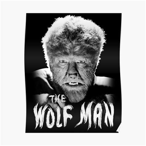 "The Wolfman" Poster for Sale by leea1968 | Redbubble