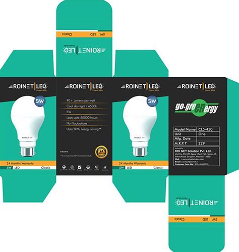 LED Bulb Packaging on Behance | Led bulb packaging, Electronics packaging design, Soap packaging ...