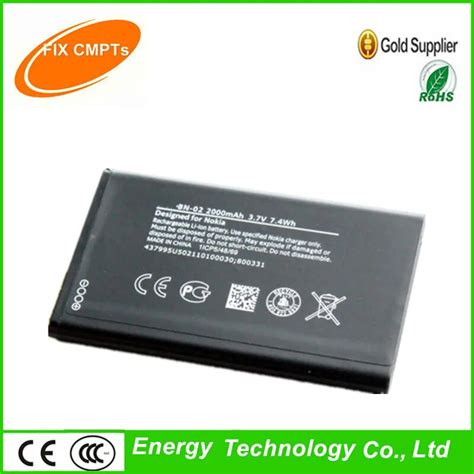 Original BN 02 Phone Battery For Nokia XL 4G RM 1061 RM 1030 RM 1042 RM 1061 1030 1042 BN02 ...