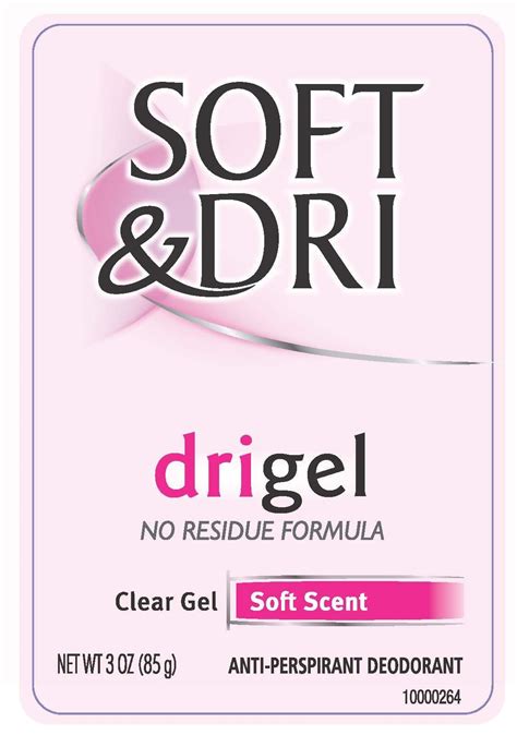 Soft And Dri Dri Gel Soft Scent Information, Side Effects, Warnings and Recalls