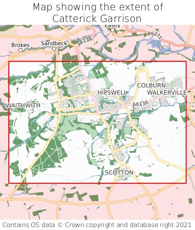 Where is Catterick Garrison? Catterick Garrison on a map