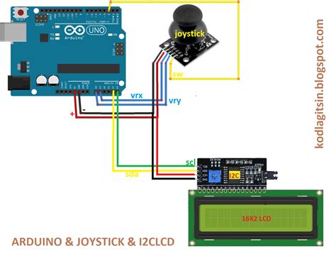 Arduino Joystick & I2C LCD Kullanımı