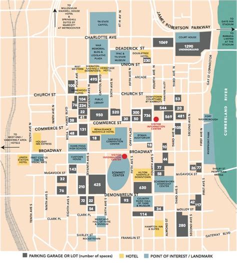 Downtown Nashville Nightlife Map - Map Of New Mexico