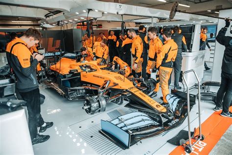 McLaren F1 hits the track in Barcelona for MCL35 shakedown