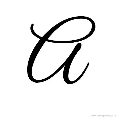 Cursive Alphabet Gallery - Free Printable Alphabets | LETTER GENERATOR NET