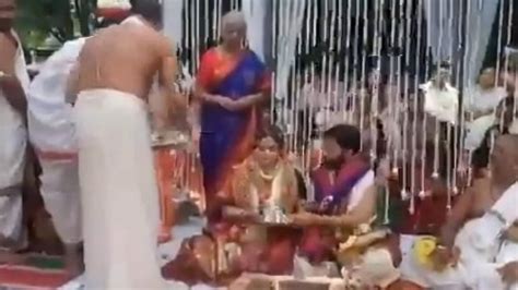 Nirmala Sitharaman's daughter gets married in small ceremony, no political leaders invited ...