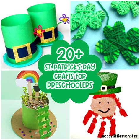 20 Easy St. Patrick's Day Crafts for Preschoolers - Messy Little Monster