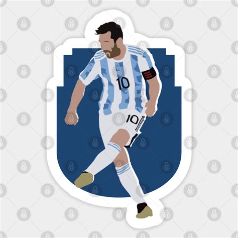 Lionel Messi Argentina Captain Copa America - Lionel Messi - Sticker | TeePublic