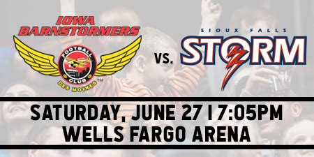 Official Website of the Iowa Barnstormers: Single Game Tickets