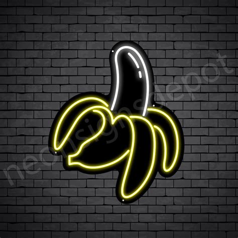 Banana V1 Neon Sign - Neon Signs Depot