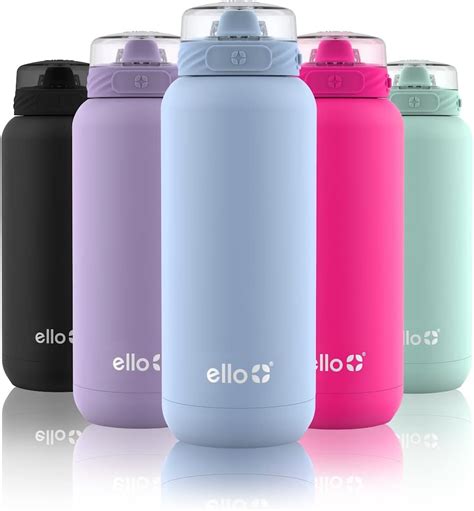 Amazon.com: Ello Cooper Vacuum Insulated Stainless Steel Water Bottle ...