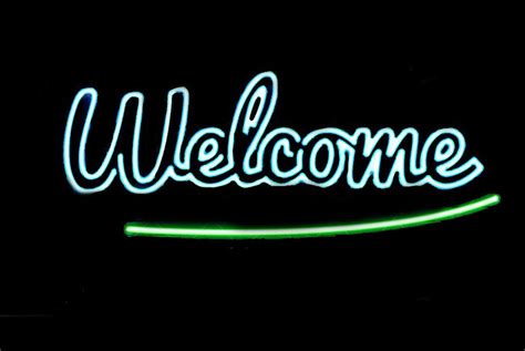 Welcome Neon Sign – DIY Neon Signs