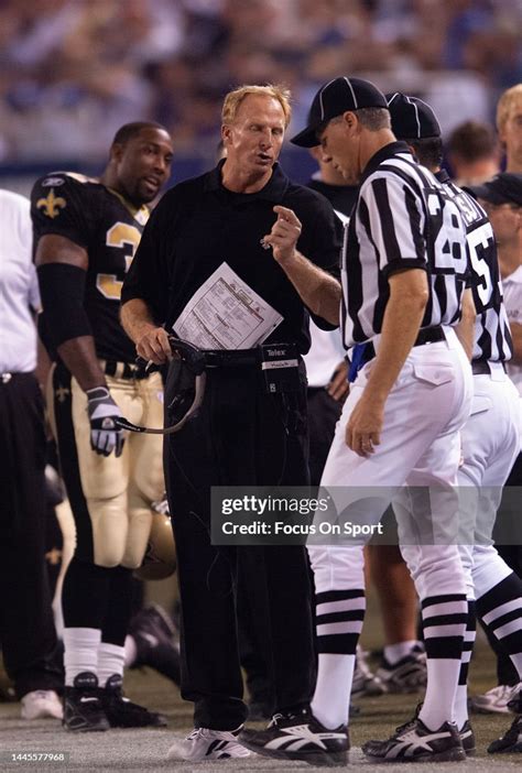 Head coach Jim Haslett of the New Orleans Saints reacts on the... News Photo - Getty Images