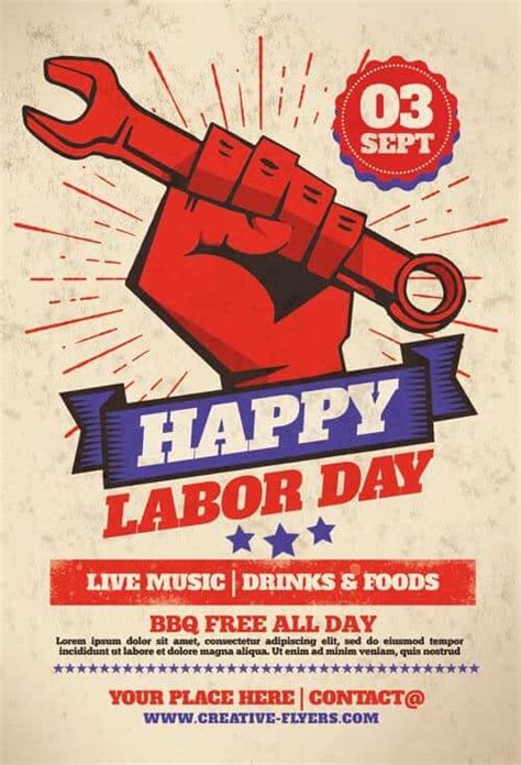 Labor Day Flyers | Celebration Templates - Creative Flyers