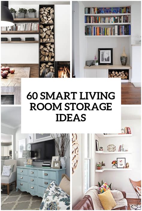 60 Simple But Smart Living Room Storage Ideas Digsdigs