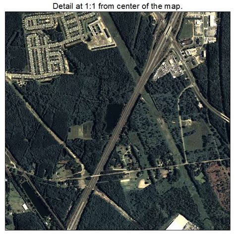 Aerial Photography Map of Port Wentworth, GA Georgia