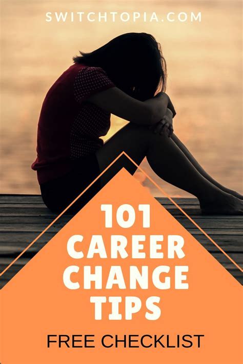 101 Career Change Tips - Free Checklist #101 #Career #change #Checklist #dreamJobs #Free #Tips # ...