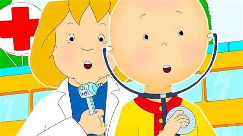 Caillou at the Doctor | CAILLOU FULL EPISODES | Cartoon for Children | Cartoon movie - YouTube