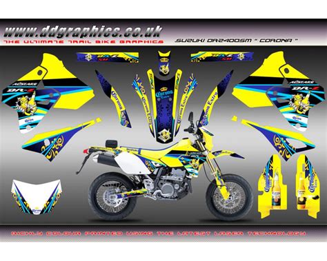 Suzuki DRZ 400SM "Corona" Full Graphic Kit