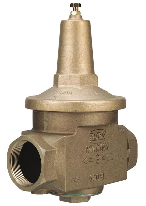 ZURN WILKINS Water Pressure Reducing Valve, Standard Valve Type, Low Lead Bronze, 3 in Pipe Size ...