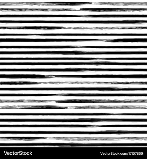 Black and white striped seamless pattern Vector Image