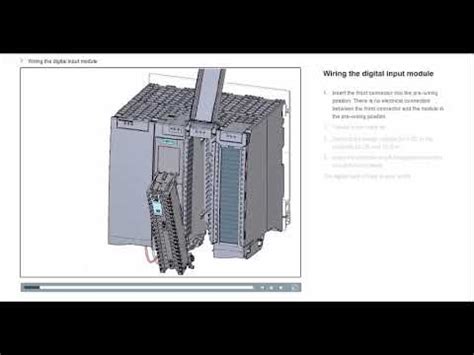 Getting Started SIMATIC S7-1500 (wire a SIMATIC S7 1500 station). - YouTube