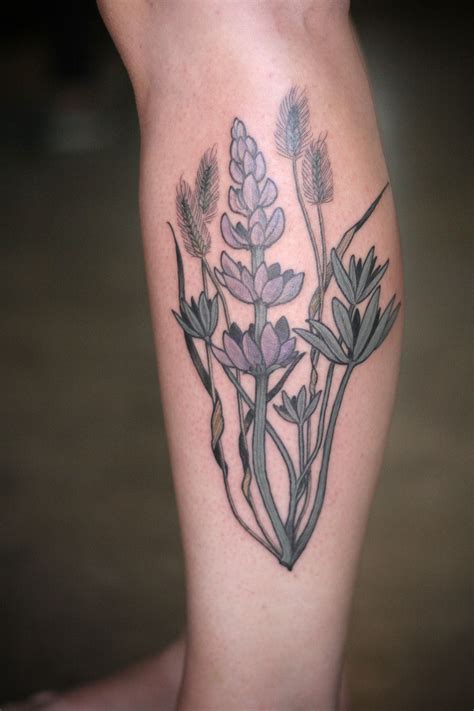 alicecarrier: lupins and wild grasses for a lovely australian woman! thanks, rebekah! | Tattoos ...