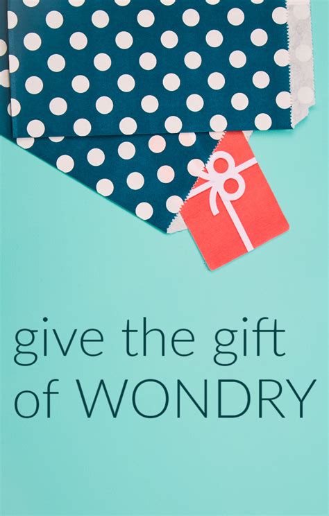 DIGITAL GIFT CARD – WONDRY