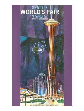 'Space Needle, Seattle World's Fair' Art Print | Art.com