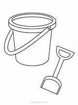 Shovel Template sketch template