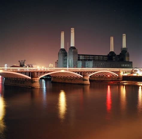 Battersea Power Station At Night Photograph by Mark A Paulda