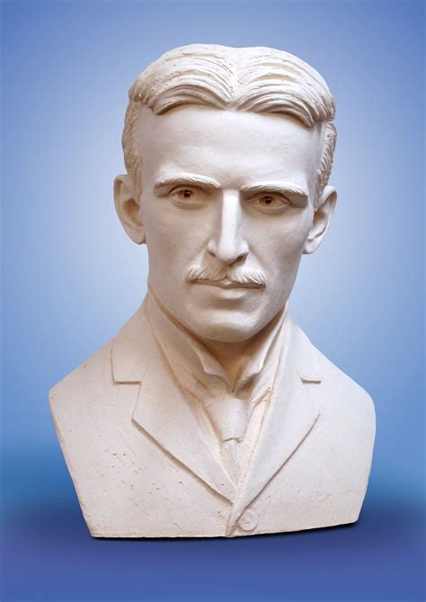 The sculpture of Nikola Tesla, author: Alexey Leonov, material ...