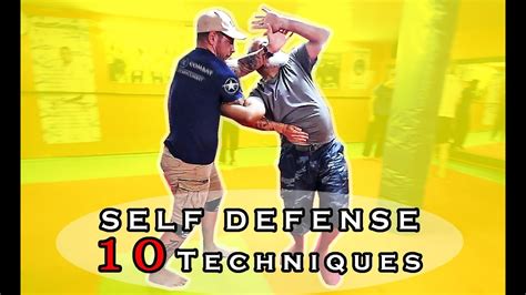 10 SELF DÉFENSE Close-Combat 10 techniques - YouTube