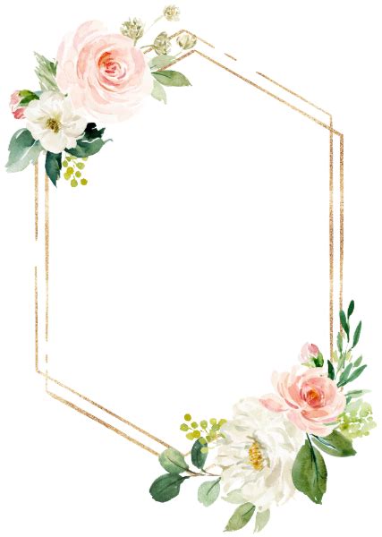 Blush White Bloom Gold Frame Wedding Invitation | Zazzle | Wedding frames, Wedding cards ...