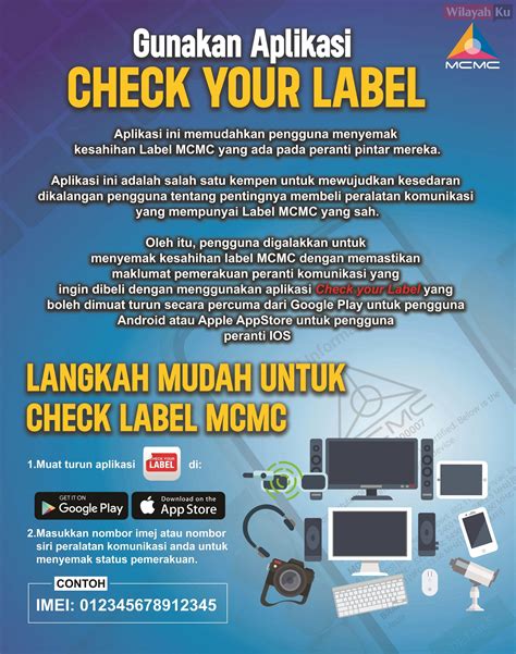 MCMC: Gunakan Aplikasi "Check Your Label" | WilayahKu