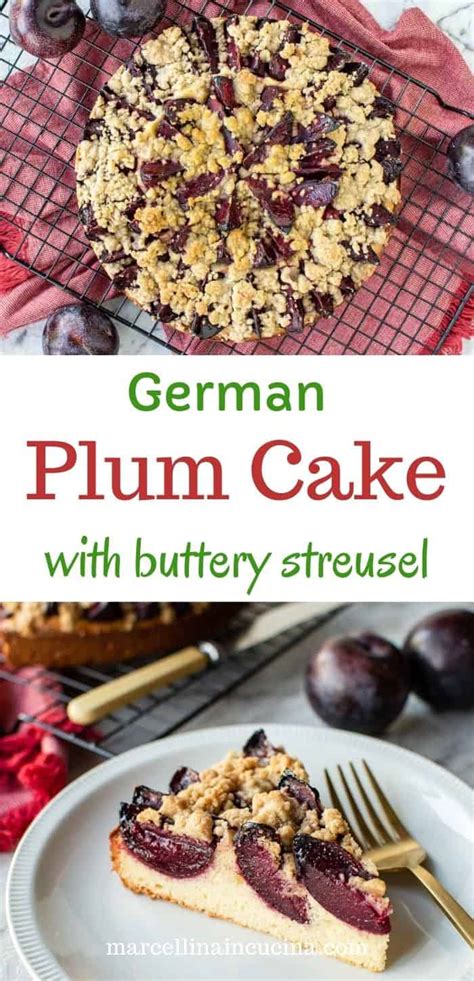 German Plum Cake {Easy and No Yeast} | Marcellina in Cucina