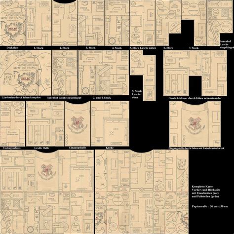 Mini Marauders Map Printable - Printable Templates