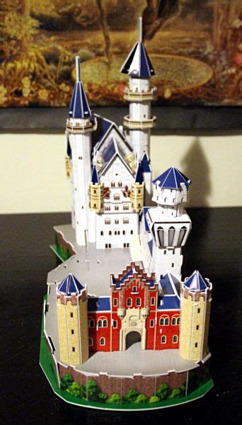 Neuschwanstein Castle 3D puzzle, front, med | Castle, Neuschwanstein ...