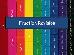 KS3 / GCSE: Fractions Revision Powerpoint | Teaching Resources