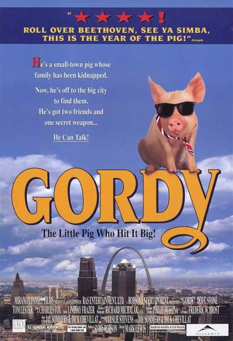 Gordy - movie POSTER (Style A) (27" x 40") (1995) - Walmart.com - Walmart.com