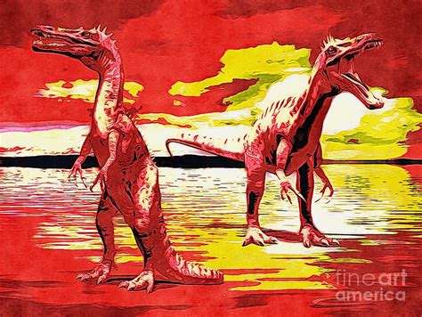 Suchomimus Dinosaur Digital Art 02 Digital Art by Douglas Brown - Fine Art America