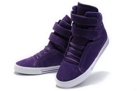 marked down Latest styles - TK Society High Top All Purple/Suede White ...