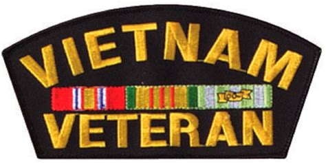 Rothco Vietnam Veteran Black and Yellow Patch - 6" x 3" Miltary Vet Pa ...