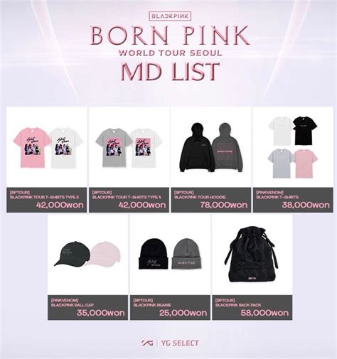 WTS BORN PINK WORLD TOUR MERCH BLACKPINK, Hobbies & Toys, Collectibles & Memorabilia, K-Wave on ...