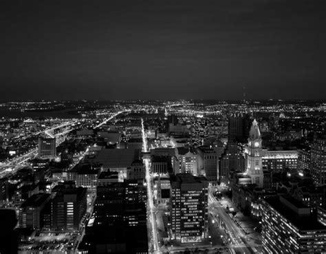 Free picture: city, cityscape, night, monochrome, darkness ...