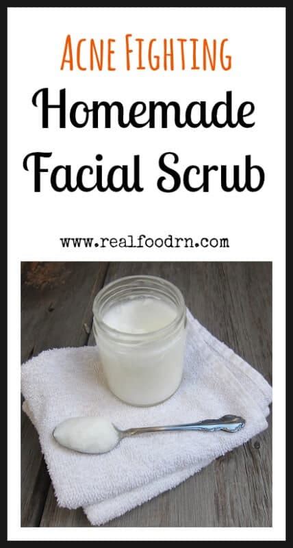 Acne Fighting Homemade Facial Scrub