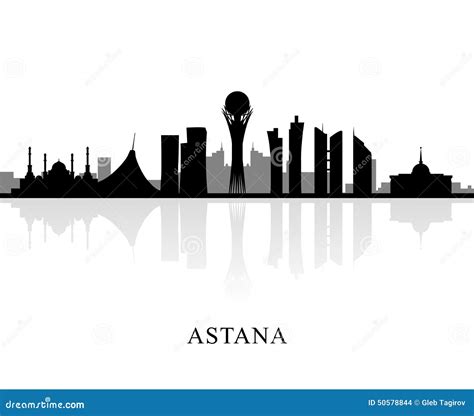 Astana skyline stock vector. Illustration of central - 50578844