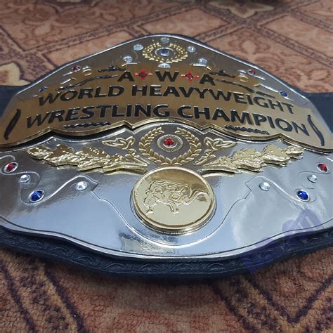 AWA WORLD HEAVYWEIGHT WRESTLING CHAMPIONSHIP BELT (4mm Zinc)